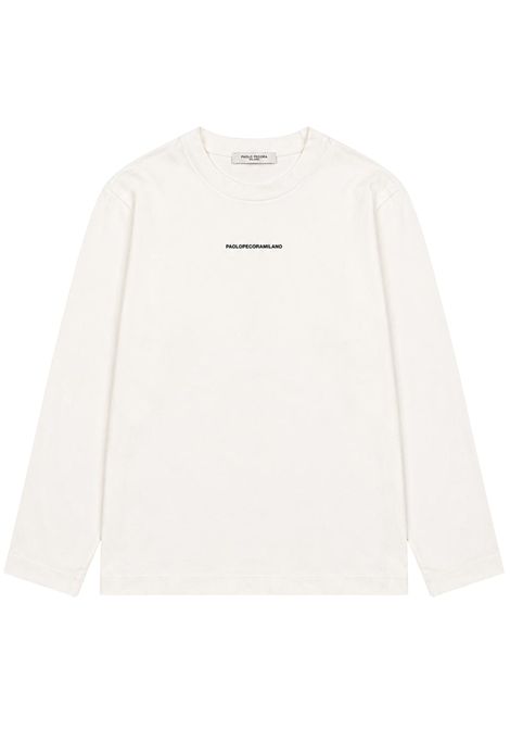 T-shirt bambino bianca in cotone Paolo Pecora | PP4157/ANBIANCO